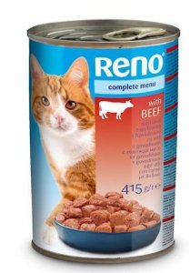 Reno kawałki dla kota 415g wołowina