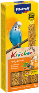 Vitakraft Kracker 3szt dla papugi Falistej Jaj Miód SEZAM