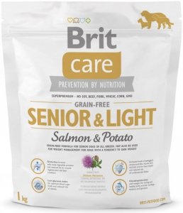Brit Care N Senior Light GrainFree Salmon&Pota 1kg