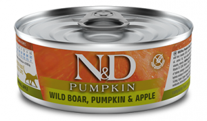 ND Cat Pumpkin Adult Boar Apple 80g 
