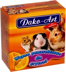 Dako-Art Wapno pomarańcz dla gryznoni 1szt