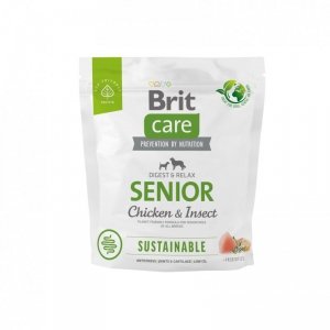 Brit Care Sustainable Senior Chicken Insect karma dla Seniorów z kurczakiem i insektami 1kg