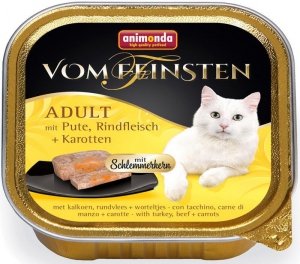 Animonda Vom Feinsten Adult karma dla kota z indykiem, wołowiną i marchewką 100g