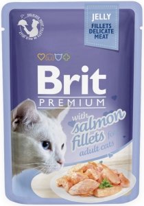 Brit Premium Cat 85g Łosoś galaretka saszetka