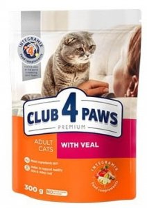 Club4 Paws karma dla kotów z cielęciną 300g
