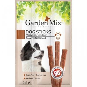 Garden Mix kabanosy dla psa 3x11g wołowina 