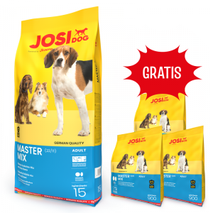 Josidog Master Mix 15kg + 3 x 900g GRATIS