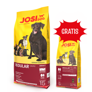 Josidog Regular 15kg + 2,7 kg GRATIS