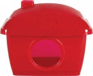 Zolux  Domek dla chomika plastikowy czerwony