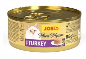 JosiCat Finest mus dla kota z indykiem 85g