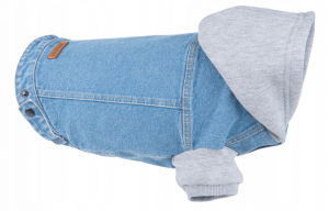 Amiplay kurtka z kapturem Denim niebieska 40 cm