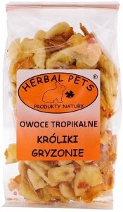 Herbal Pets Owoce Tropicalne Królik Gryzoń 75g 