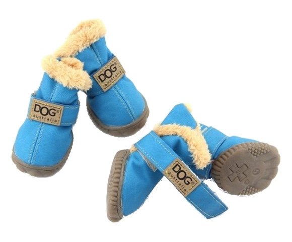 Zolux Buty dla psa T2 niebieskie 4szt 4,5cm x3,5cm