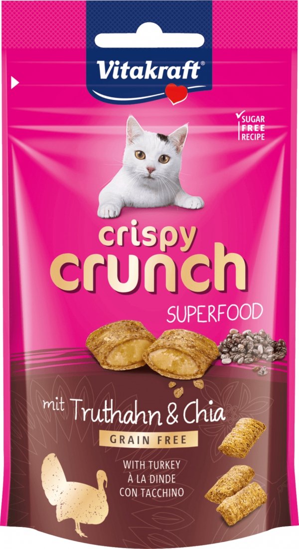 Vitakraft CRISPY CRUNCH indyk chia 60g