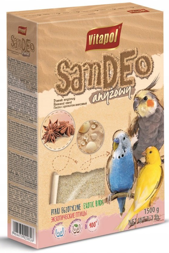  VITAPOL Piasek dla ptaków anyżowy 1,5kg 