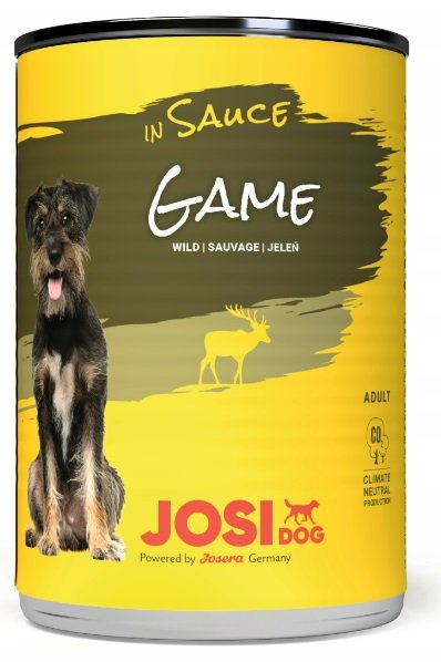 JosiDog puszka dziczyzna w sosie 415g