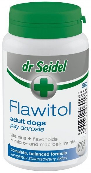Flawitol dla dorosłych psów 60 tabletek