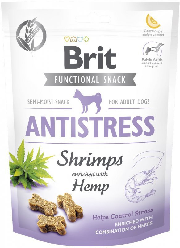 Brit Care Dog Functional Snack Antistress przysmak dla psa o smaku krewetek 150g