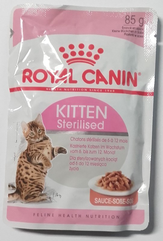Royal Kitten Sterilised w sosie 85g