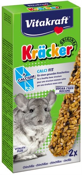 Vitakraft Kracker kolby z dodatkiem wapnia dla szynszyli 2 szt
