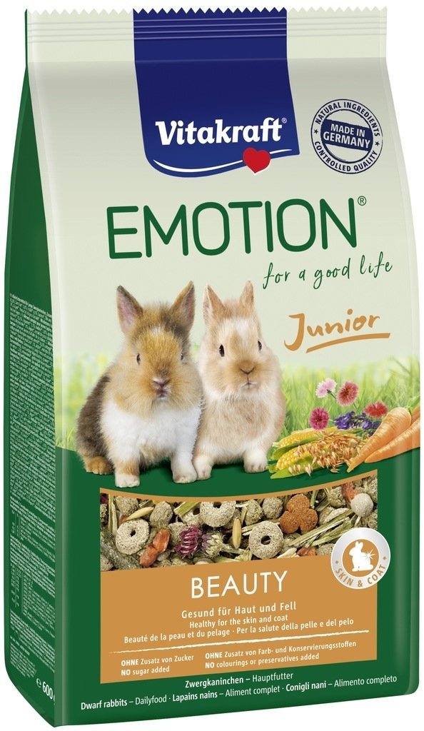 Vitakraft Emotion Beauty Junior karma dla młodego Królika 600g