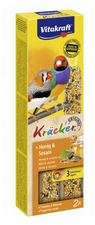 Vitakraft Kracker dla ptaków egzotycznych 2szt Miód/Sezam