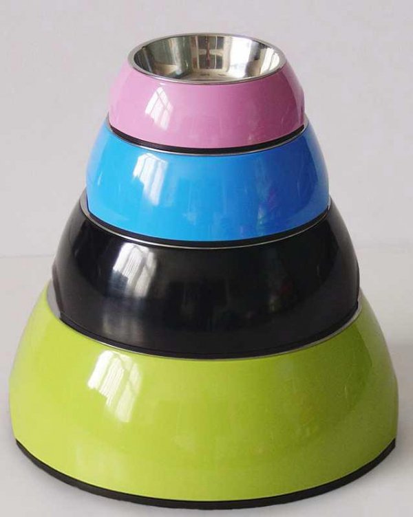 Miska z melaminy okrągła żółta rozmiar  XL 