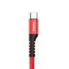 BASEUS kabel USB Fish eye Spring Typ C 2A 1 metr czerwony CATSR-09
