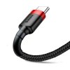 BASEUS kabel USB Cafule Typ C 2A 3 metry czerwono-czerwony CATKLF-U09
