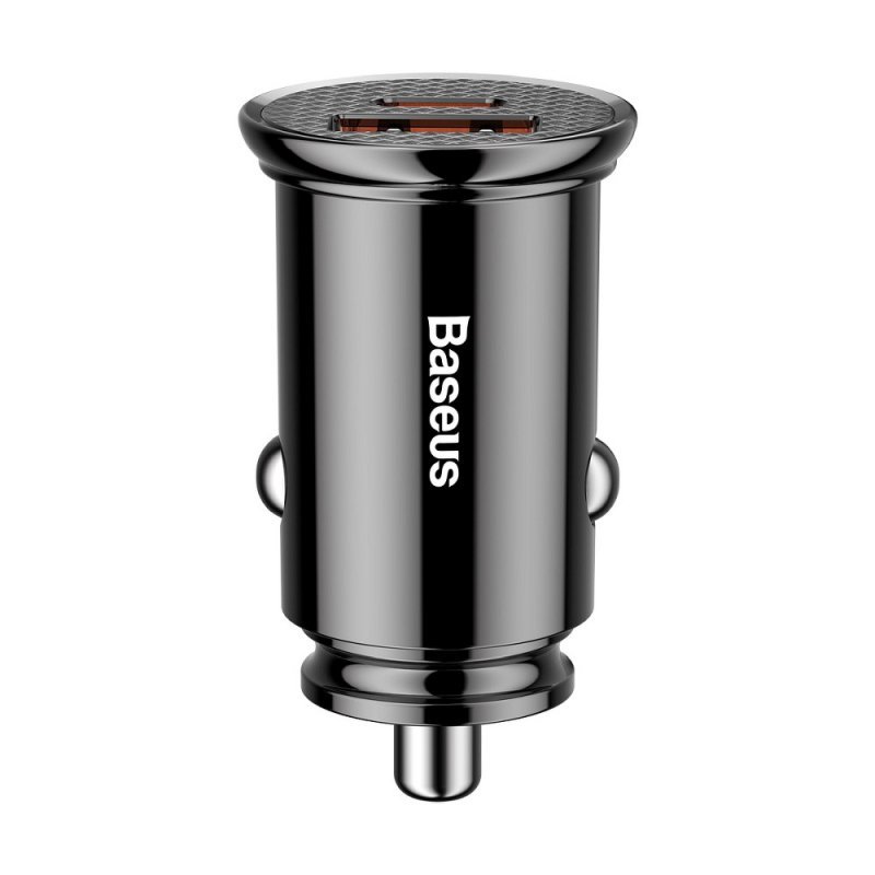 BASEUS inteligentna ładowarka samochodowa Circular PPS z portami USB Quick Charge 4.0 QC 4.0 i USB-C Power Delivery 3.0 SCP czar