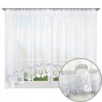 Firana z cyrkoniami i ozdobną gipiurą - Daisy 400x165 