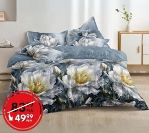 Pościel Nowoczesna z prześcieradłem 160x200 Fleur 