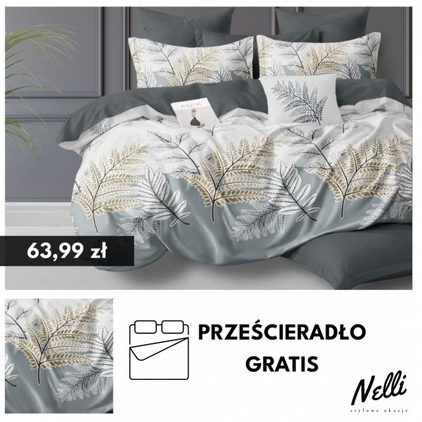pościel z prześcieradłem 160x200