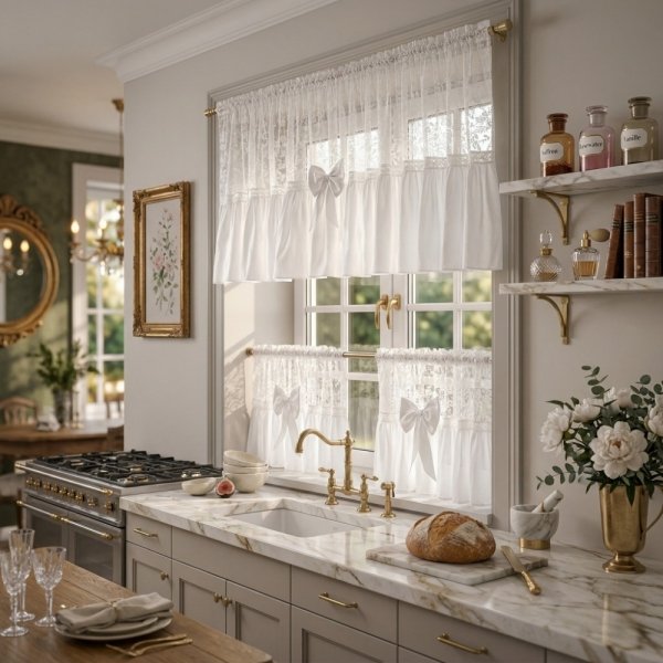 Komplet firan Ida w aranżacji stylowej kuchni