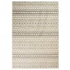 Nowoczesny dywan we wzór tradycyjny, 80x150 cm, beżowo-szary