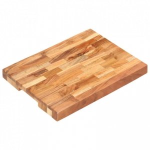 Deska do krojenia, 40x30x4 cm, lite drewno akacjowe