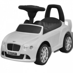 Bentley - samochód zabawka dla dzieci napędzany nogami biały