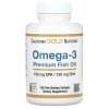 California Gold Nutrition Omega-3 Premium Fish Oil 180 EPA / 120 DHA, 100 kaps.