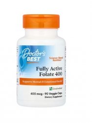 DOCTOR'S BEST Folian Quatrefolic 400 mcg (90 kaps.)