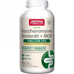 JARROW FORMULAS Vegan Saccharomyces Boulardii + MOS (90 kaps.)