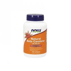 NOW FOODS Naturalny Beta Karoten (Witamina A) 25000 IU (180 kaps.)