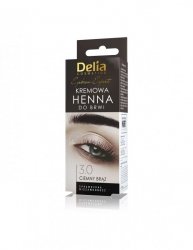 Delia Cosmetics Eyebrow Expert Kremowa henna do brwi 3.0 ciemny brąz