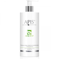 Oczyszczający tonik antybakteryjny z zieloną herbatą - Acne-stop, 500 ml