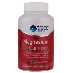 TRACE MINERALS Magnesium Gummies Watermelon - 120 gummies