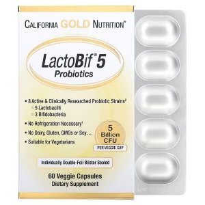 LactoBif Probiotics 5 miliardów CFU 60 kaps.
