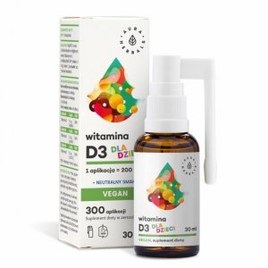 AURA HERBALS Witamina D3 Vegan dla dzieci (30 ml)