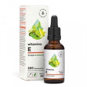 AURA HERBALS Witamina E - Suplement diety w kroplach (30 ml)