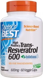 DOCTOR'S BEST Trans-Resveratrol 600 mg (60 kaps.)