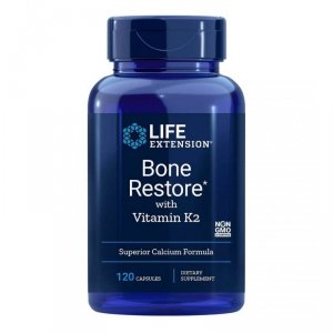 LIFE EXTENSION Bone Restore with Vitamin K2 (120 kaps.)