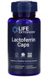LIFE EXTENSION Lactoferrin Caps - Laktoferyna (60 kaps.)